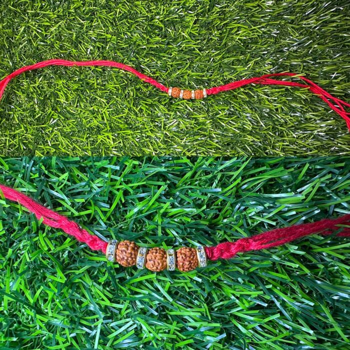 Birdeye View of rudraksh rakhi