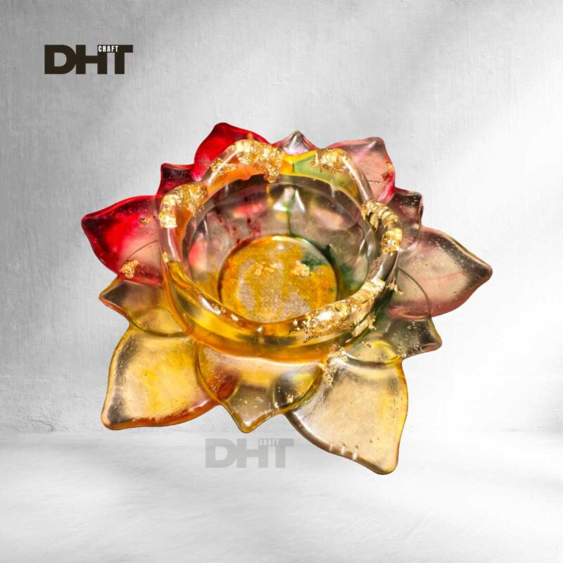 multicolor handmade tea light candle holders and diya holder